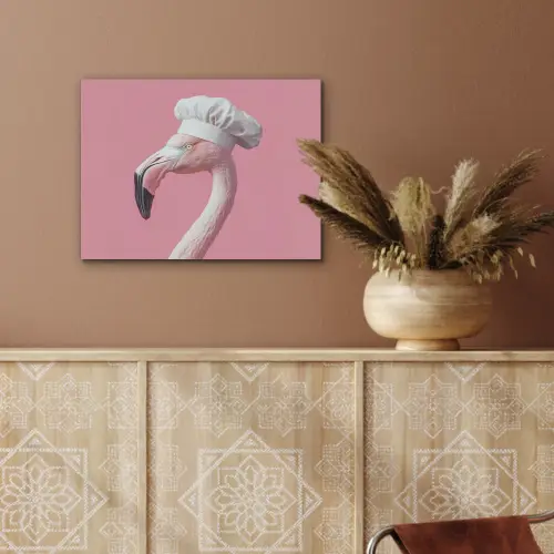 Flamingo - Roze - Koksmuts - Vogel PET vilt klein -sfeer4