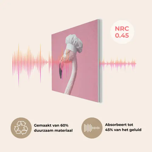 Flamingo - Roze - Koksmuts - Vogel PET vilt klein -USP_NL