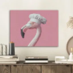 Flamingo - Roze - Koksmuts - Vogel PET vilt klein -sfeer1