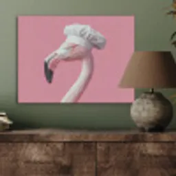 Flamingo - Roze - Koksmuts - Vogel PET vilt klein -sfeer2