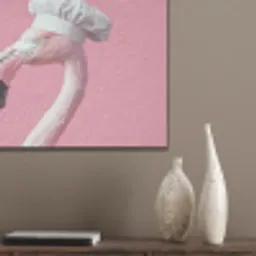 Flamingo - Roze - Koksmuts - Vogel PET vilt klein -sfeer6_closeup