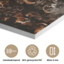 Goud - Lippen - Kunst PET vilt klein -closeup_NL