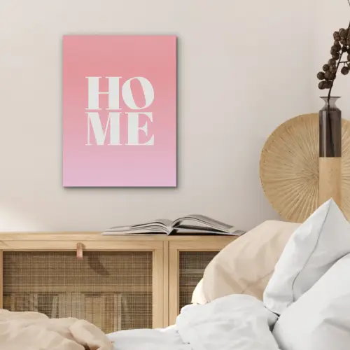 Home - Letters - Groot - Roze PET vilt klein -sfeer3