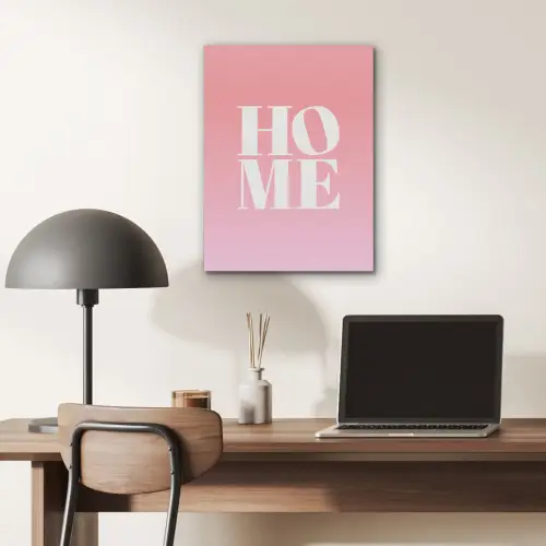 Home - Letters - Groot - Roze PET vilt klein -sfeer5