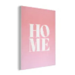 Home - Letters - Groot - Roze PET vilt klein -3d
