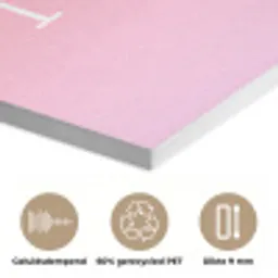 Home - Letters - Groot - Roze PET vilt klein -closeup_NL