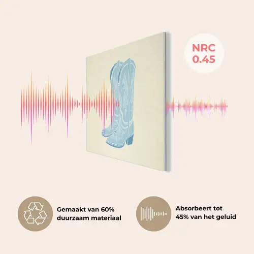 Illustratie - Cowboylaarzen - Patroon PET vilt klein -USP_NL