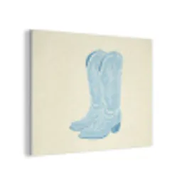 Illustratie - Cowboylaarzen - Patroon PET vilt klein -3d