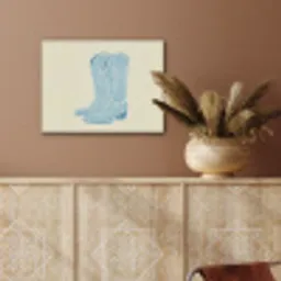 Illustratie - Cowboylaarzen - Patroon PET vilt klein -sfeer4