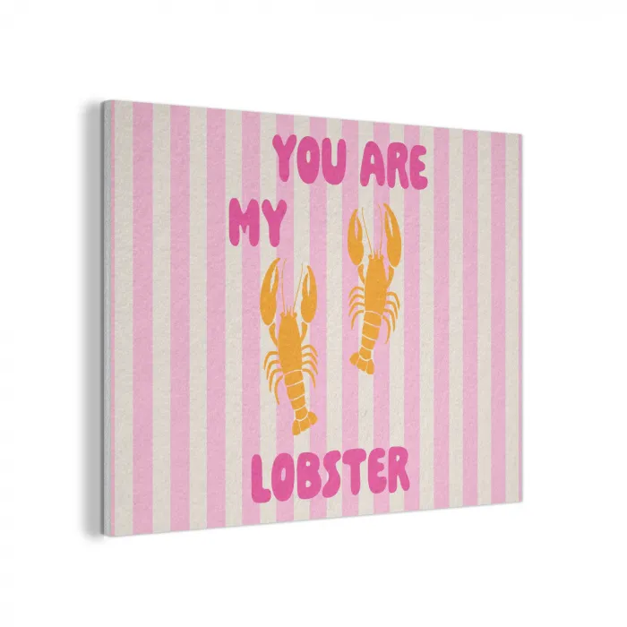 Lobster - Love - Valentijn PET vilt klein -3d