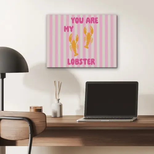 Lobster - Love - Valentijn PET vilt klein -sfeer5