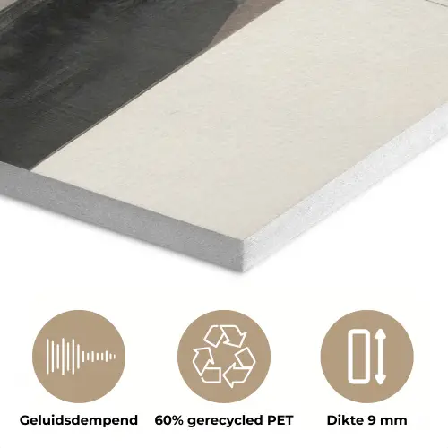 Minimalistisch - Landschap - Dimensie PET vilt klein -closeup_NL