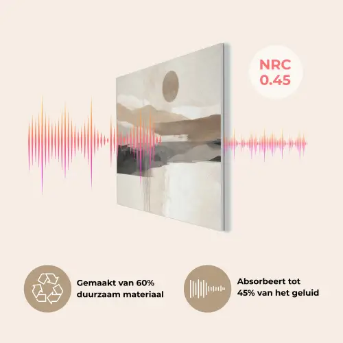 Minimalistisch - Landschap - Dimensie PET vilt klein -USP_NL