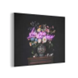 Neon - Vaas - Bloemen PET vilt klein -3d