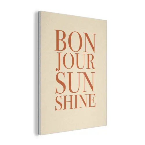 Oranje - Quote - Sun PET vilt klein -3d