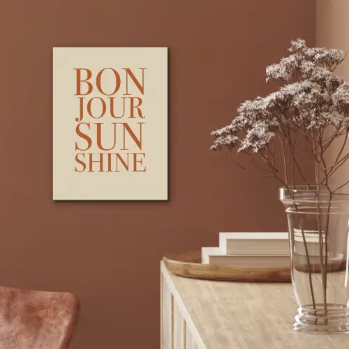 Oranje - Quote - Sun PET vilt klein -sfeer4