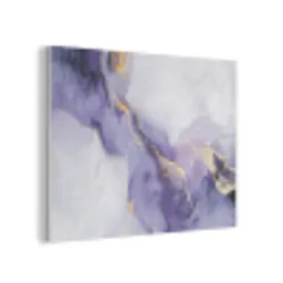 Paars - Modern - Marmer - Abstract PET vilt klein -3d