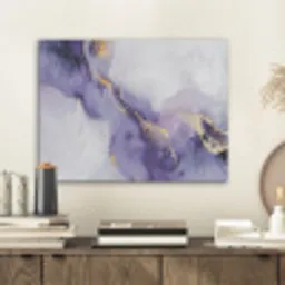 Paars - Modern - Marmer - Abstract PET vilt klein -sfeer1