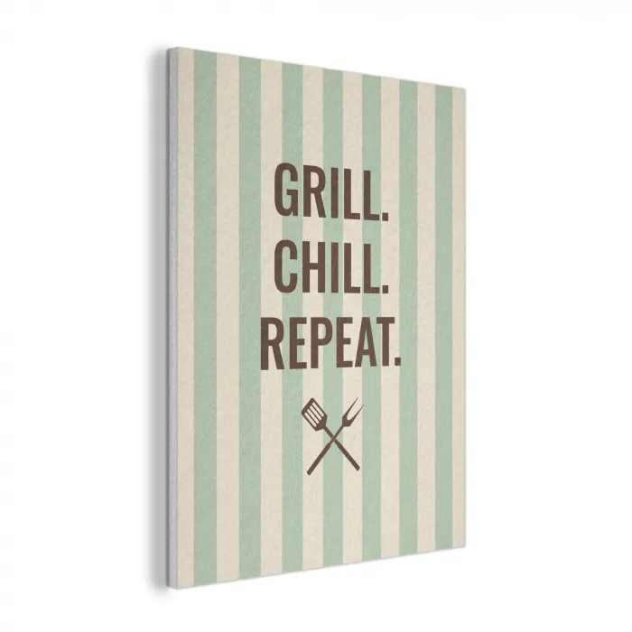 Quote - Strepen - Grill PET vilt klein -3d
