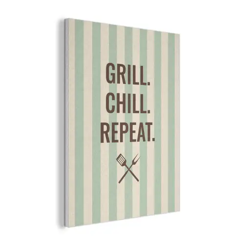 Quote - Strepen - Grill PET vilt klein -3d
