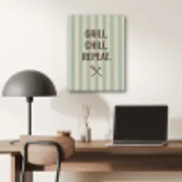 Quote - Strepen - Grill PET vilt klein -sfeer5