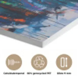 Rendier - Krans - Sprookjesachtig - Blauw PET vilt klein -closeup_NL