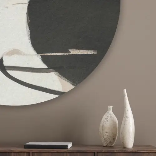 Paint - Abstract - Kleuren Akoestische PET Vilt - Rond klein -sfeer5_closeup