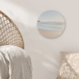 Zee - Zon - Zand Akoestische PET Vilt - Rond klein -sfeer4