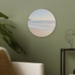 Zee - Zon - Zand Akoestische PET Vilt - Rond klein -sfeer2