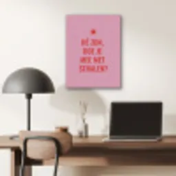 Roze - Zon - Quote PET vilt klein -sfeer5