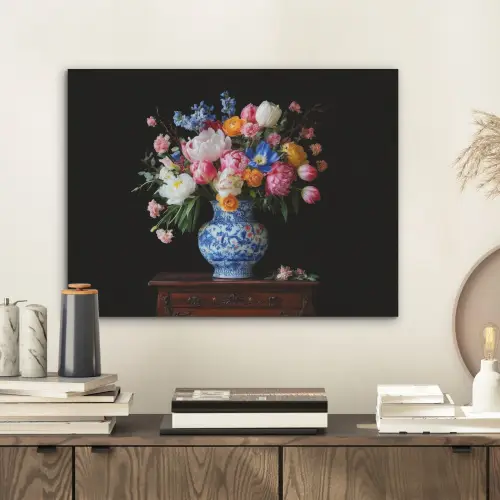 Rozen - Bloemen - Vaas - Boeket PET vilt klein -sfeer1