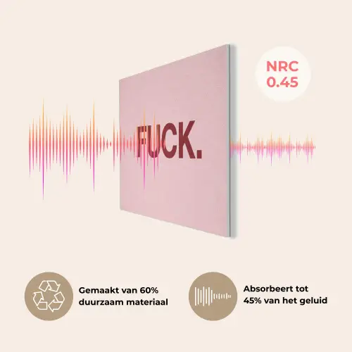 Statement - Krachtig - Roze PET vilt klein -USP_NL