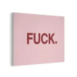 Statement - Krachtig - Roze PET vilt klein -3d