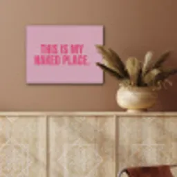 Tekst - Modern - Roze PET vilt klein -sfeer4
