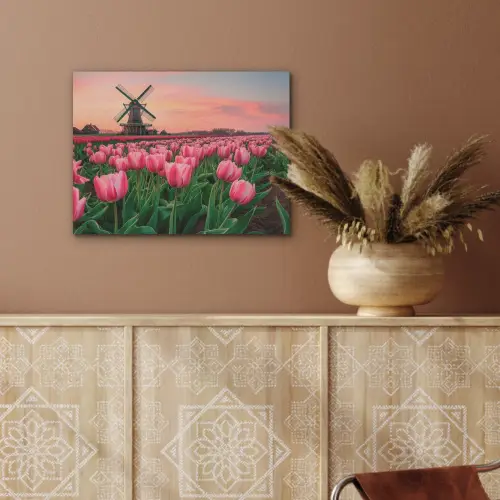 Tulpen - Molen - Nederland PET vilt klein -sfeer4