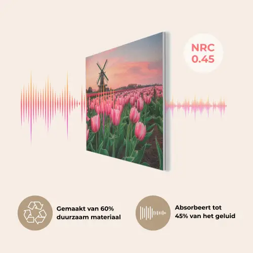 Tulpen - Molen - Nederland PET vilt klein -USP_NL