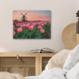 Tulpen - Molen - Nederland PET vilt klein -sfeer3