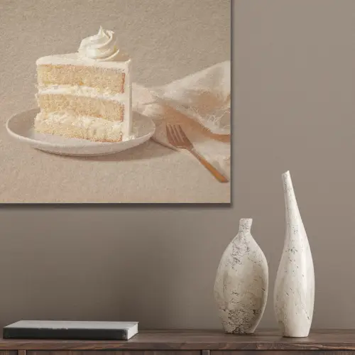 Vanilletaart - Cake - Romig PET vilt klein -sfeer6_closeup