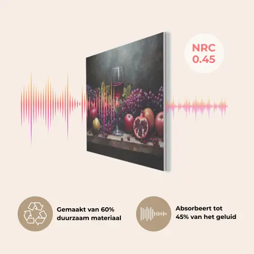 Wijn - Fruit - Stilleven PET vilt klein -USP_NL