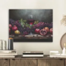 Wijn - Fruit - Stilleven PET vilt klein -sfeer1