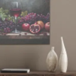 Wijn - Fruit - Stilleven PET vilt klein -sfeer6_closeup