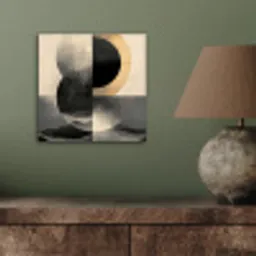 Cirkels - Schaduw - Abstract aluminium wit klein -sfeer2