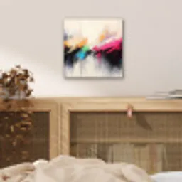 Dynamisch - Abstract - Kleurrijk - Zwart aluminium wit klein -sfeer3
