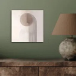 Minimalistisch - Cirkel - Lichtgrijs aluminium wit klein -sfeer2