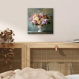 Orchidee - Boeket - Vaas - Bloemen aluminium wit klein -sfeer3