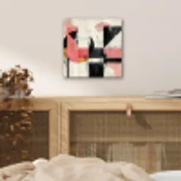 Roze - Abstract - Aesthetic - Modern - Vormen aluminium wit klein -sfeer3