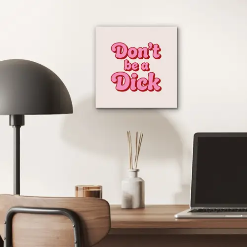 Tekst - Boodschap - Roze aluminium wit klein -sfeer5