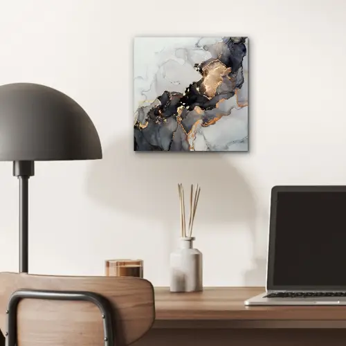 Zwart - Marmer - Luxe - Goud aluminium wit klein -sfeer5