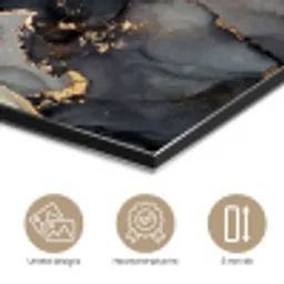 Zwart - Marmer - Luxe - Goud aluminium wit klein -closeup_NL