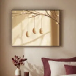 Beige - Paastak - Eieren Textielframe zwart klein -sfeer1